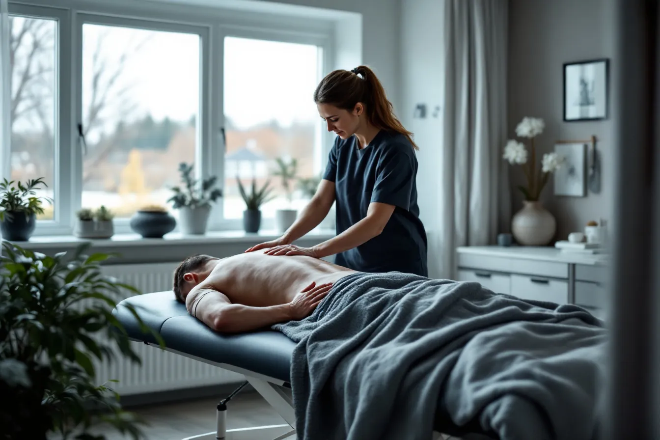 Markedsføring for fysioterapeuter og kiropraktorer — illustrasjon