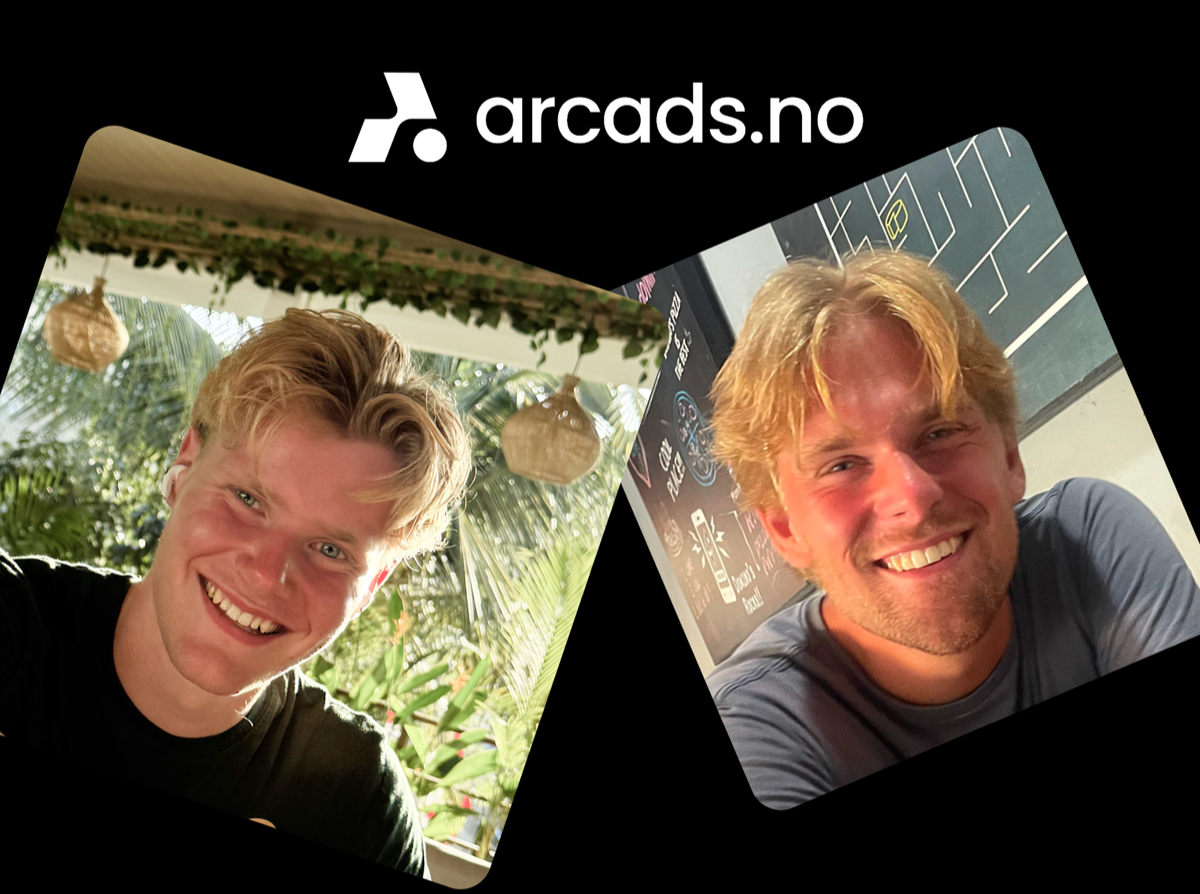 Victor og Jona, gründerne i Arcads